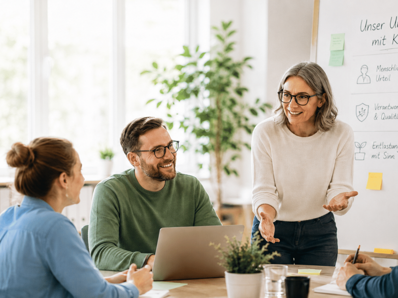 KI als Organisations&shy;entwicklungs&shy;aufgabe: Warum Unternehmen mehr als Technologiekompetenz brauchen (2/2) - Neuland Development